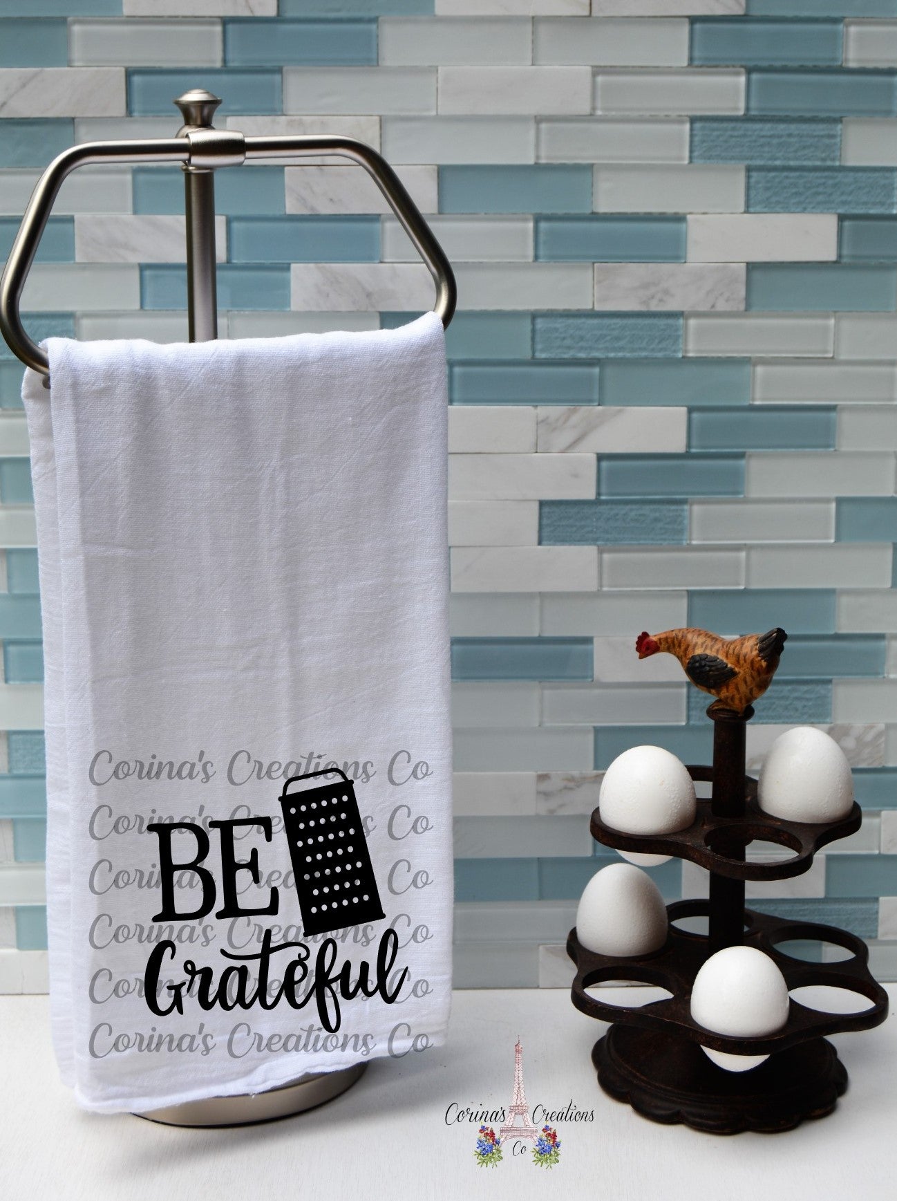 Be Grateful Flour Sack/Tea Towel