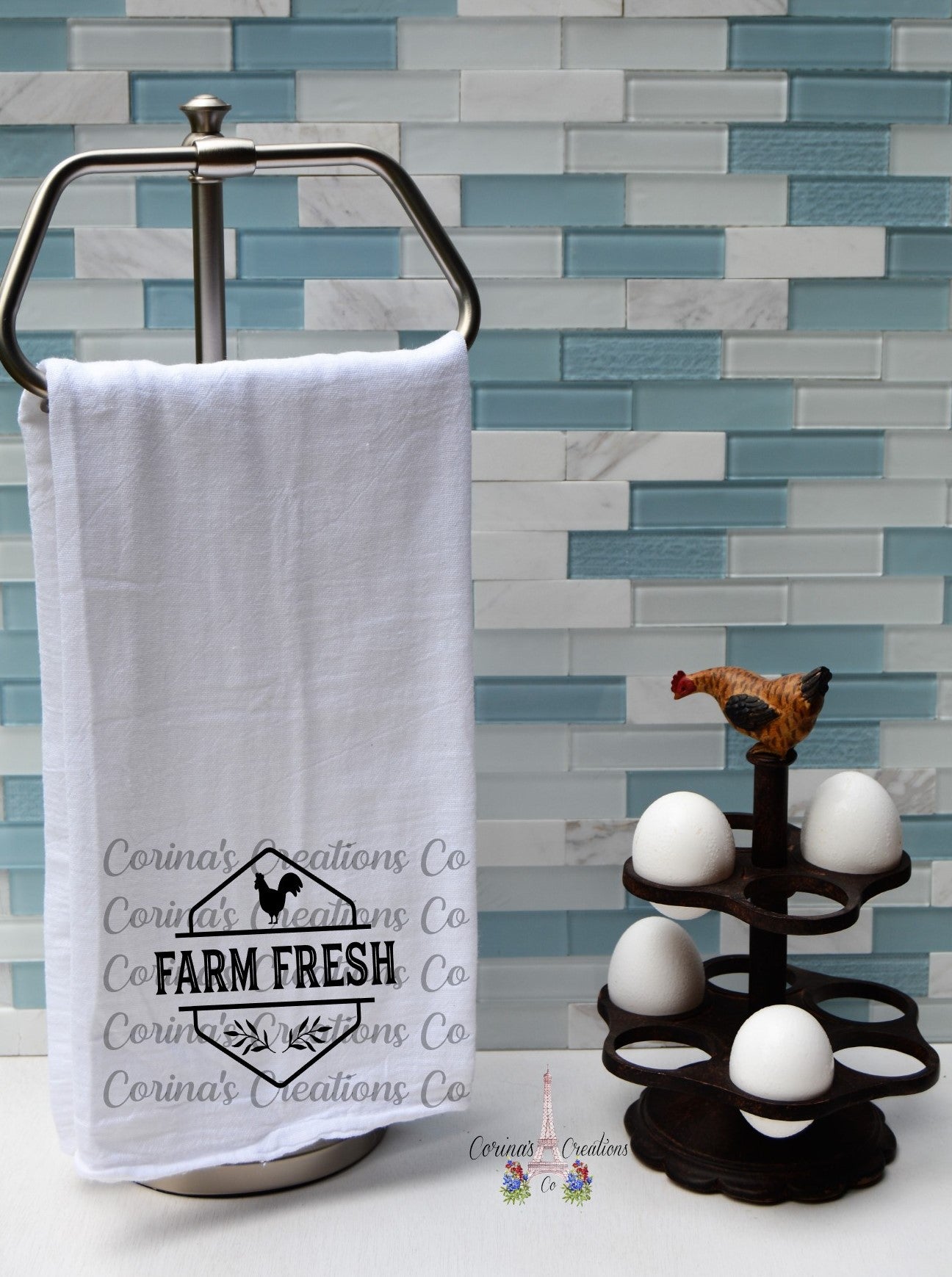 Farm Fresh Flour Sack/Tea Towel