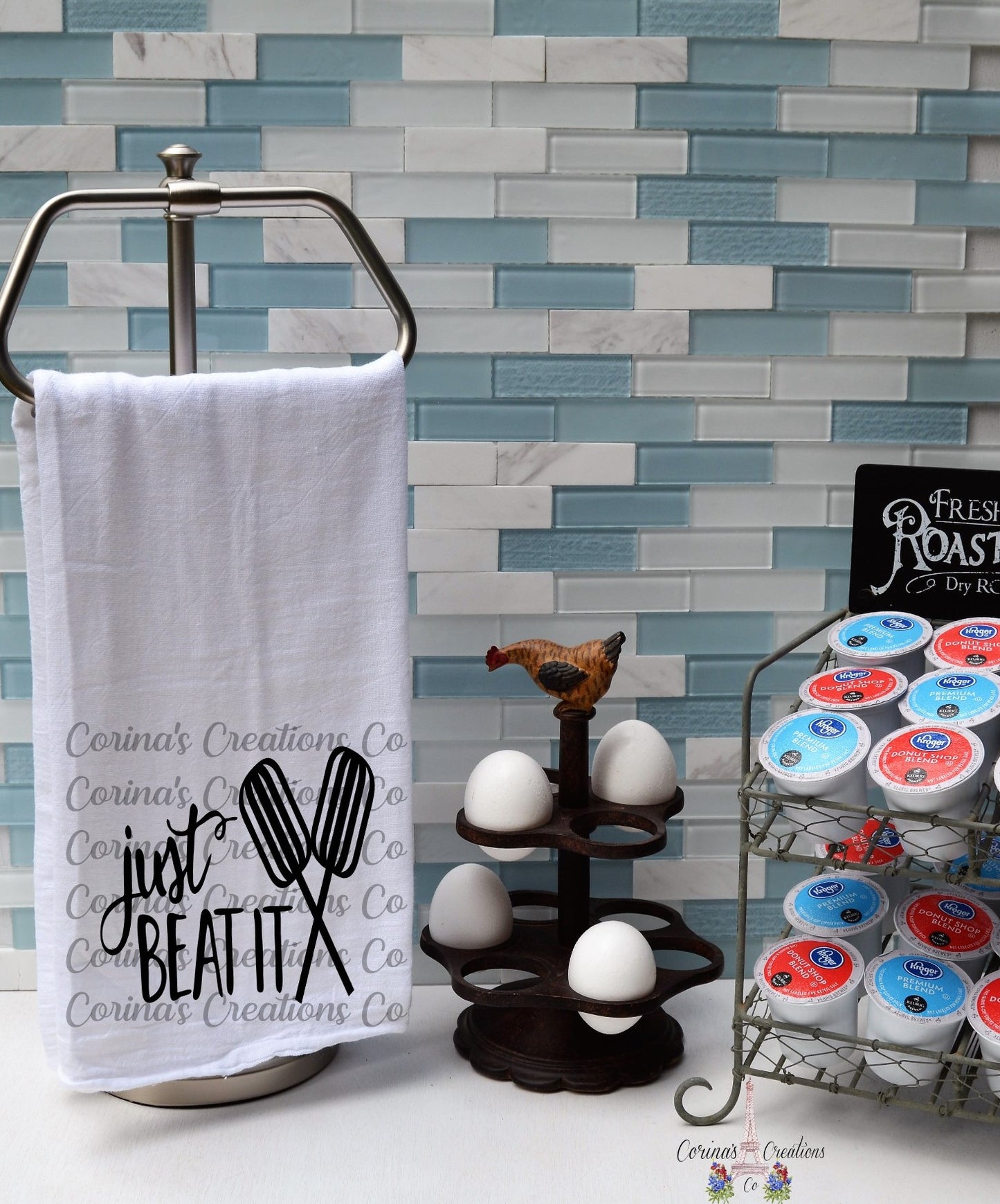 Just Beat It Flour Sack/Tea Towel