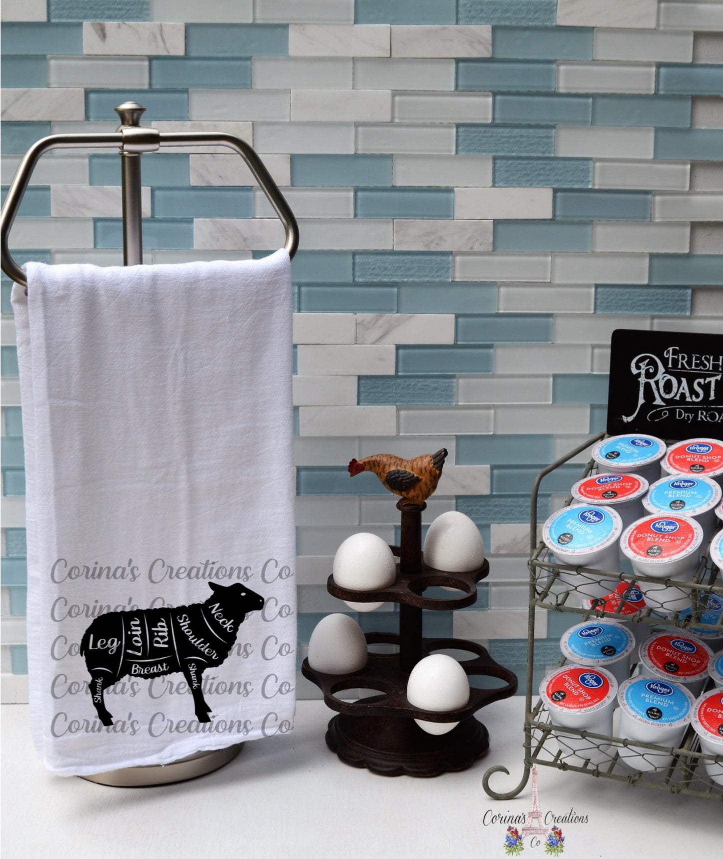 Lamb Defined Flour Sack/Tea Towel