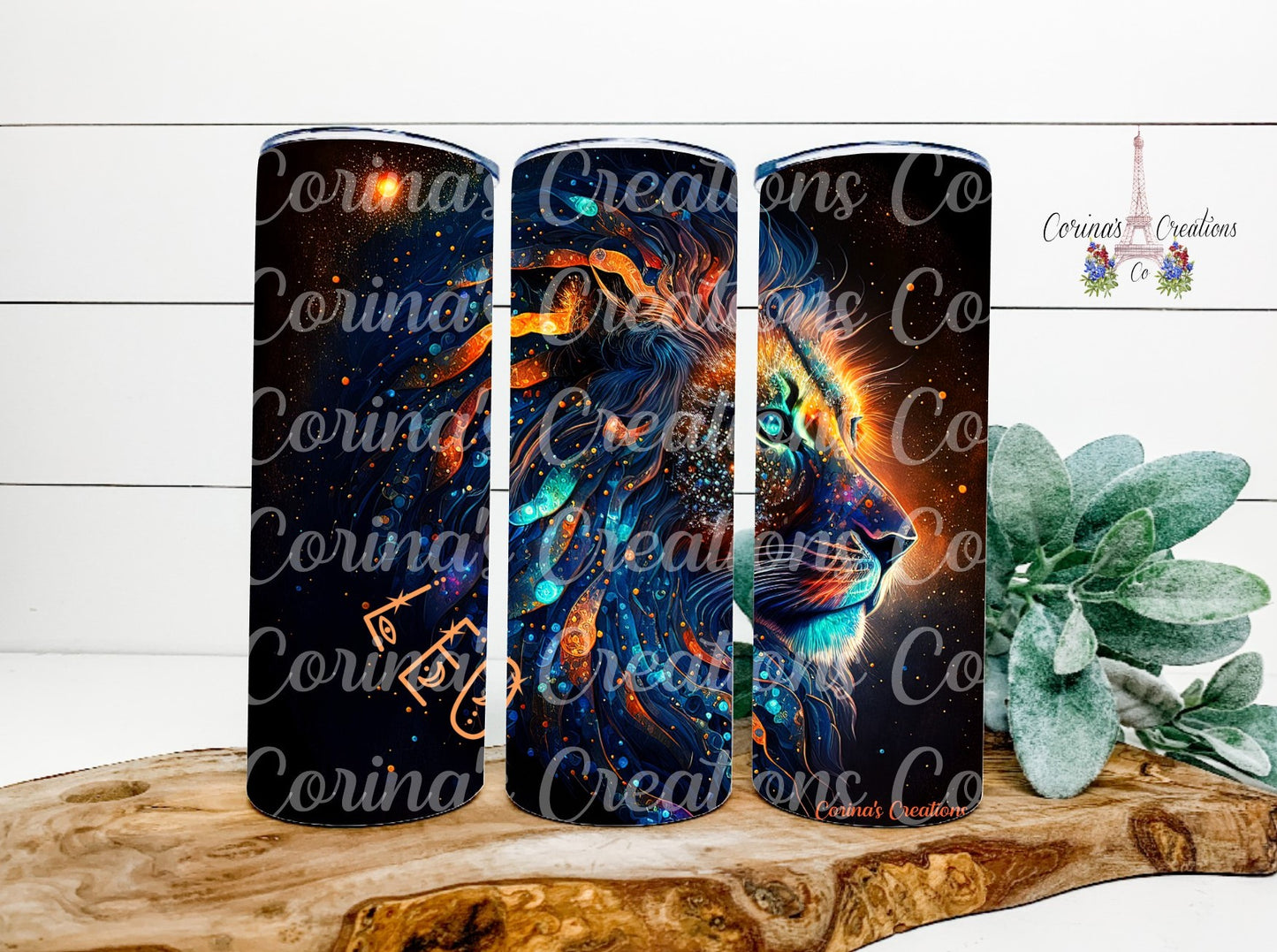 Leo The Lion 20 oz. Stainless Steel Sublimation Tumbler