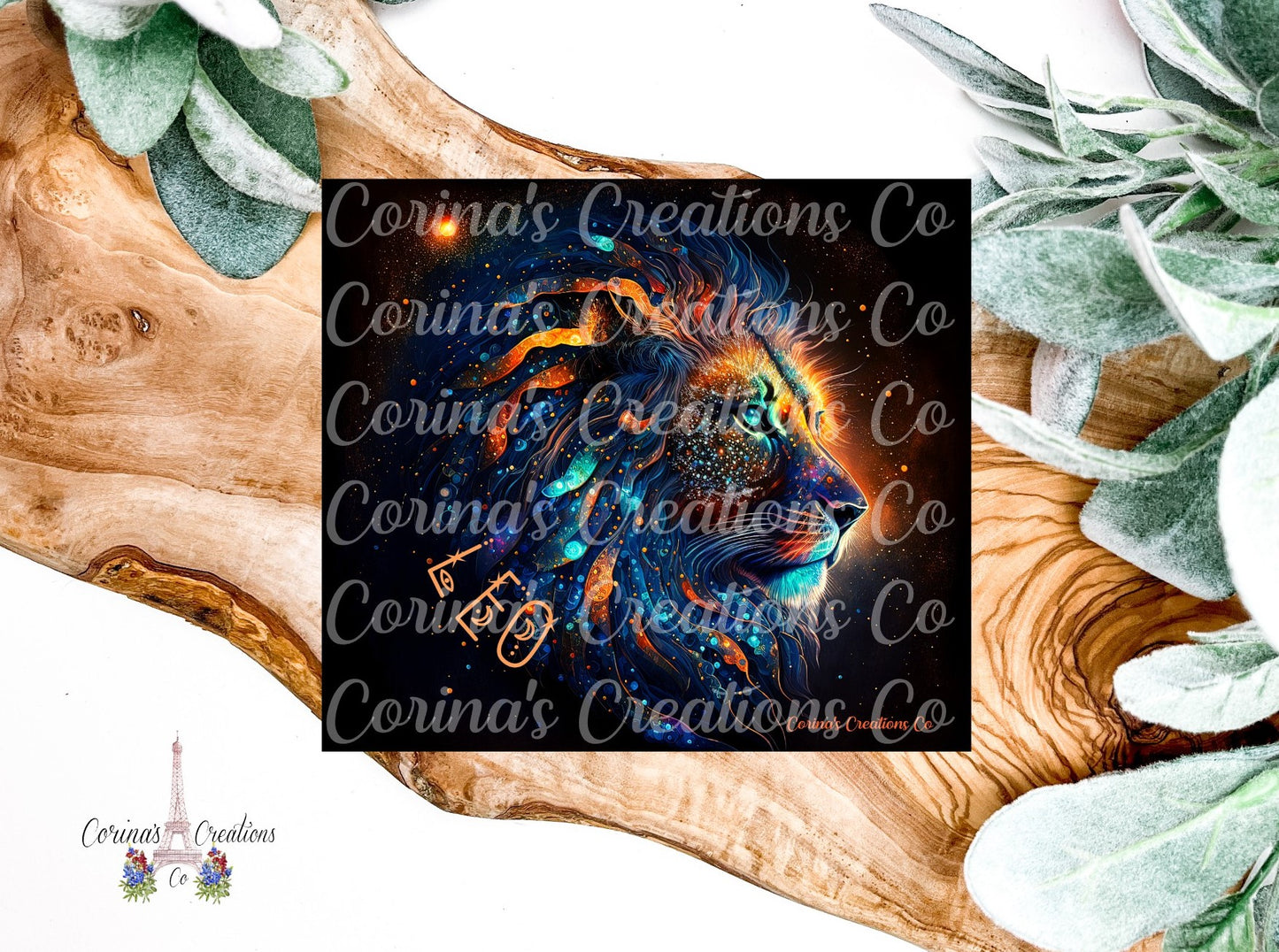Leo The Lion 20 oz. Stainless Steel Sublimation Tumbler