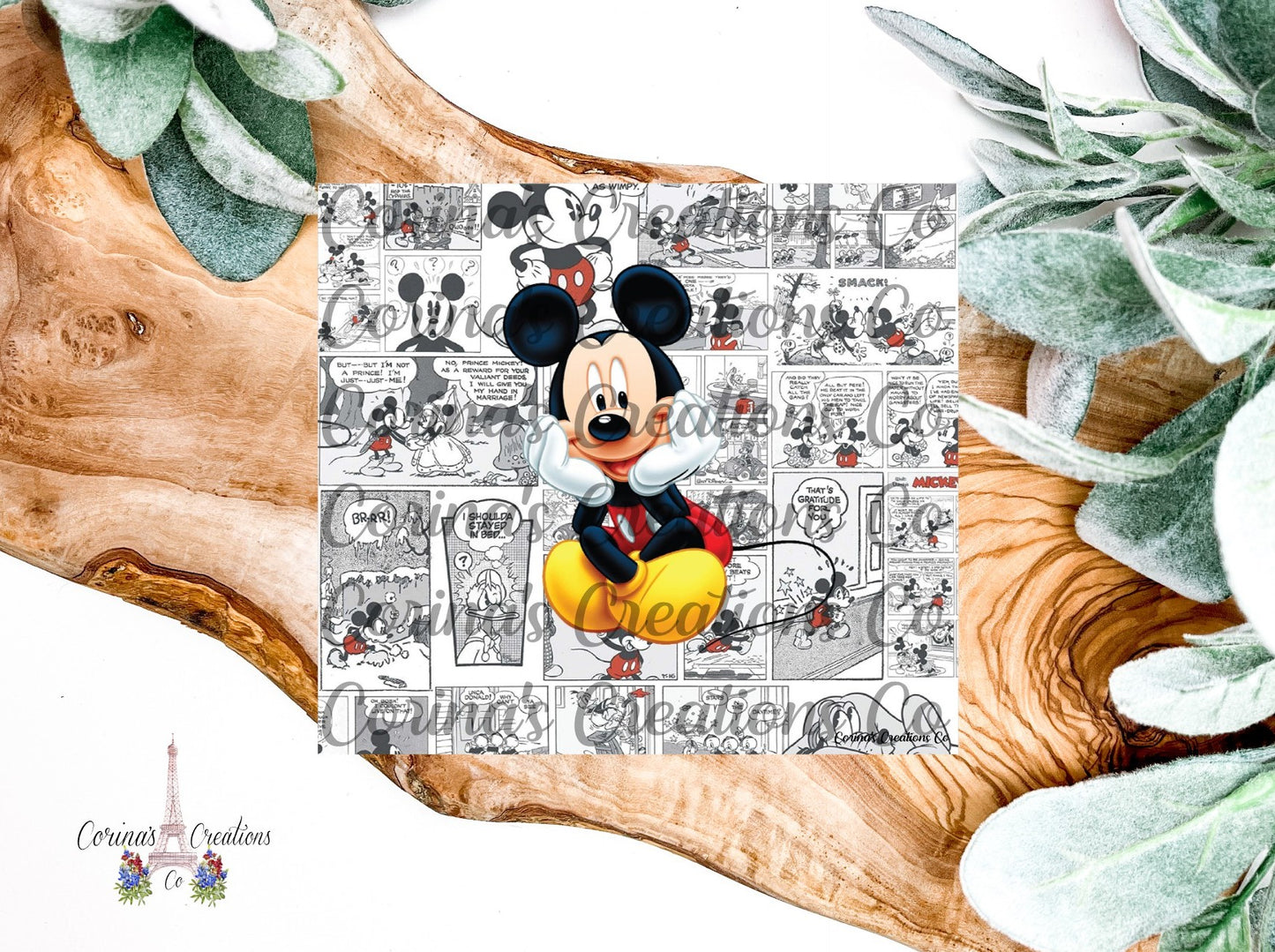 Mouse Comic 20 oz. Stainless Steel Sublimation Tumbler