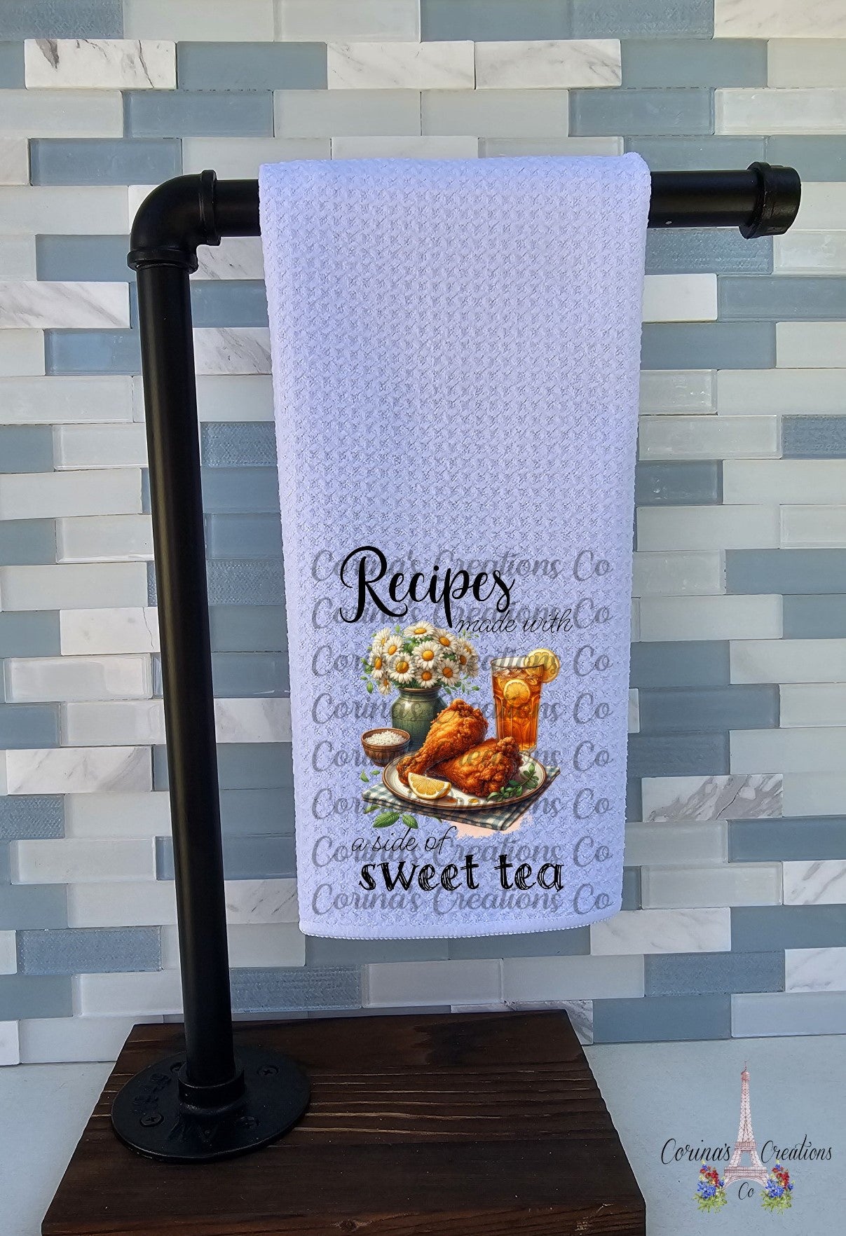Recipes Made With a Side Of Sweet Tea Waffle Weave Towel