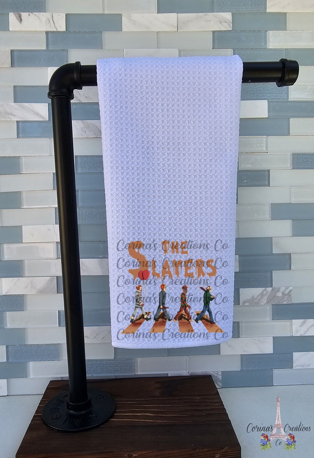 The Slayers Abbey Road Waffle Weave Towel