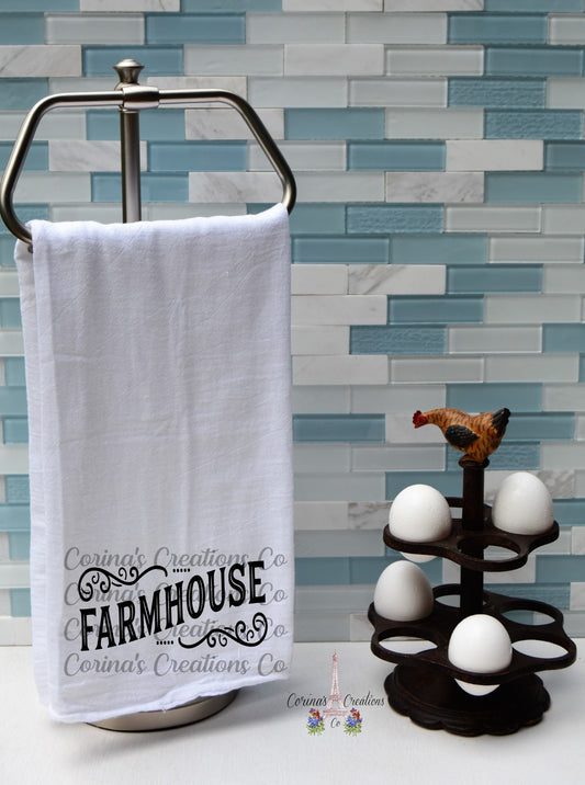 Farmhouse Flour Sack/Tea Towel