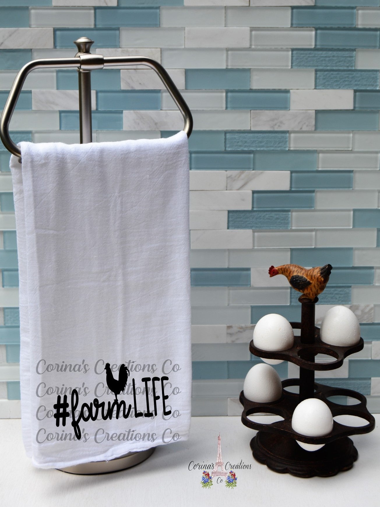 #Farmlife Flour Sack/Tea Towel