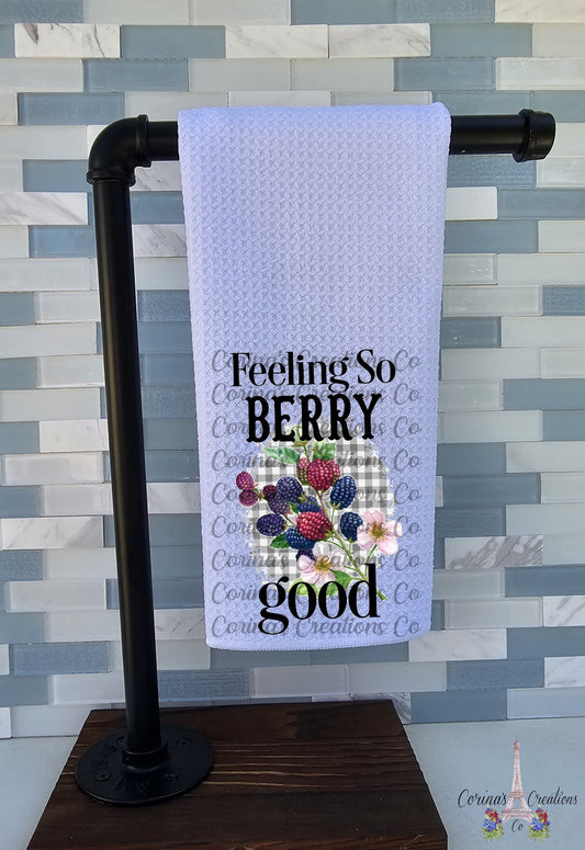 Felling So Berry Good Waffle Weave Towel