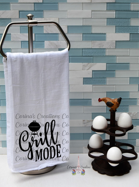 Grill Mode Flour Sack/Tea Towel