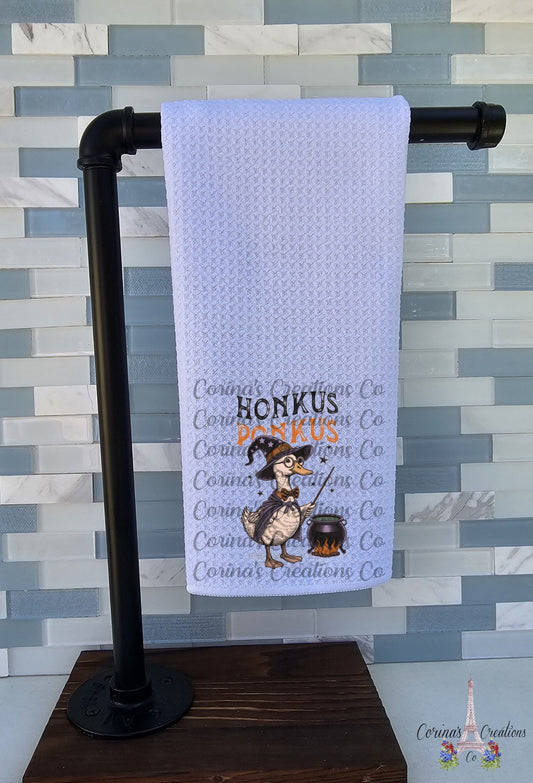 Honkus Ponkus Duck Waffle Weave Towel