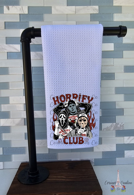 Horrify Club Waffle Weave Towel