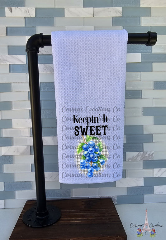 Keeping it Sweet Waffle Weave Towel