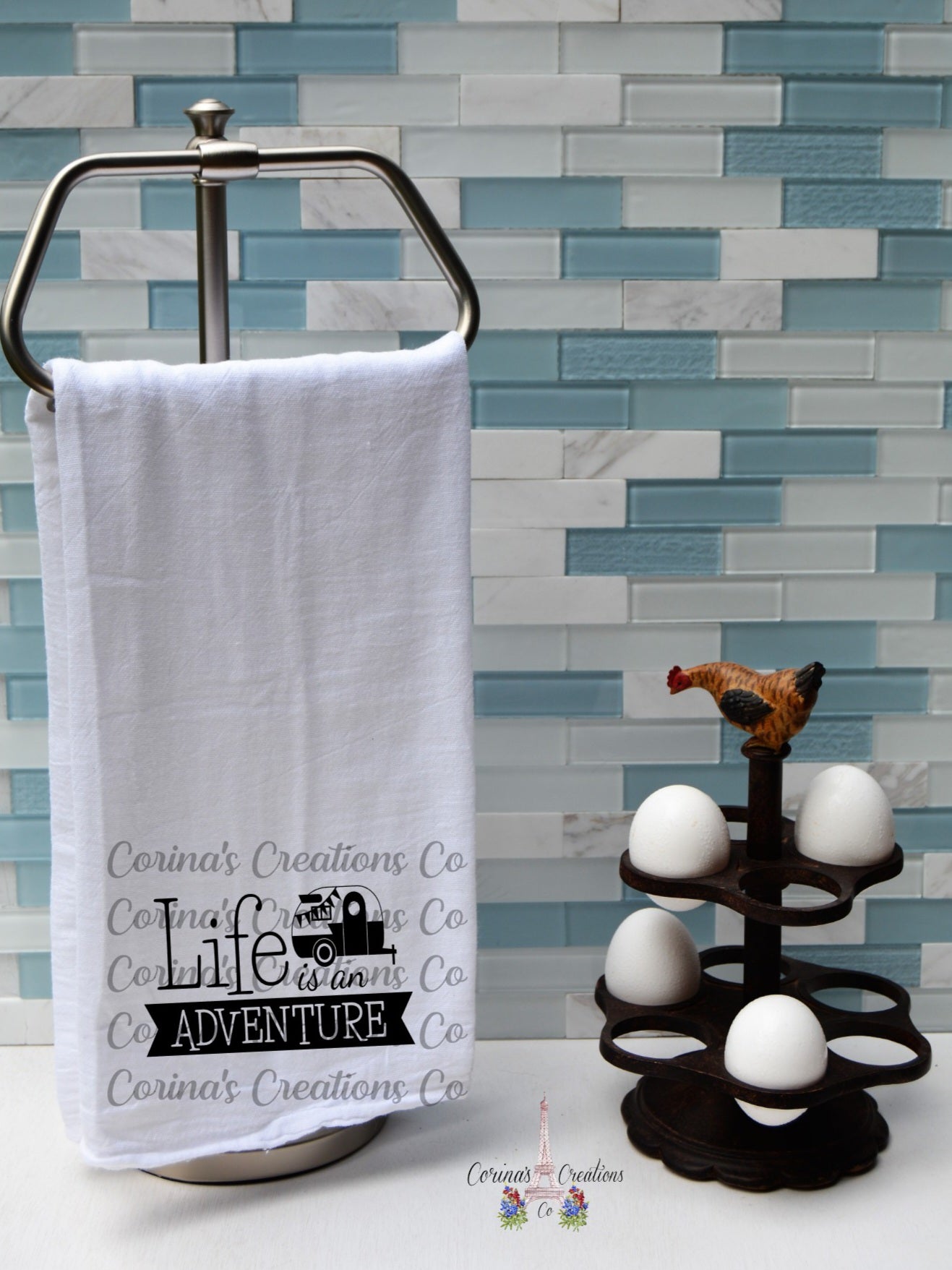 Life Is An Adventure Flour Sack/Tea Towel