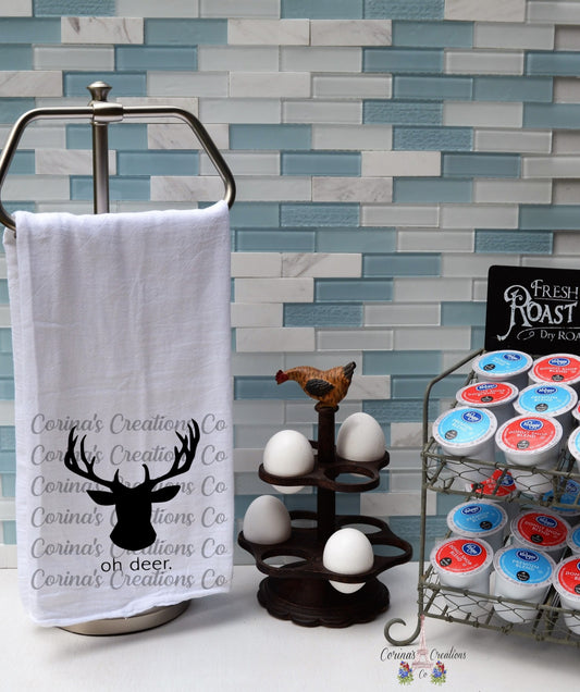 Oh Deer Flour Sack/Tea Towel