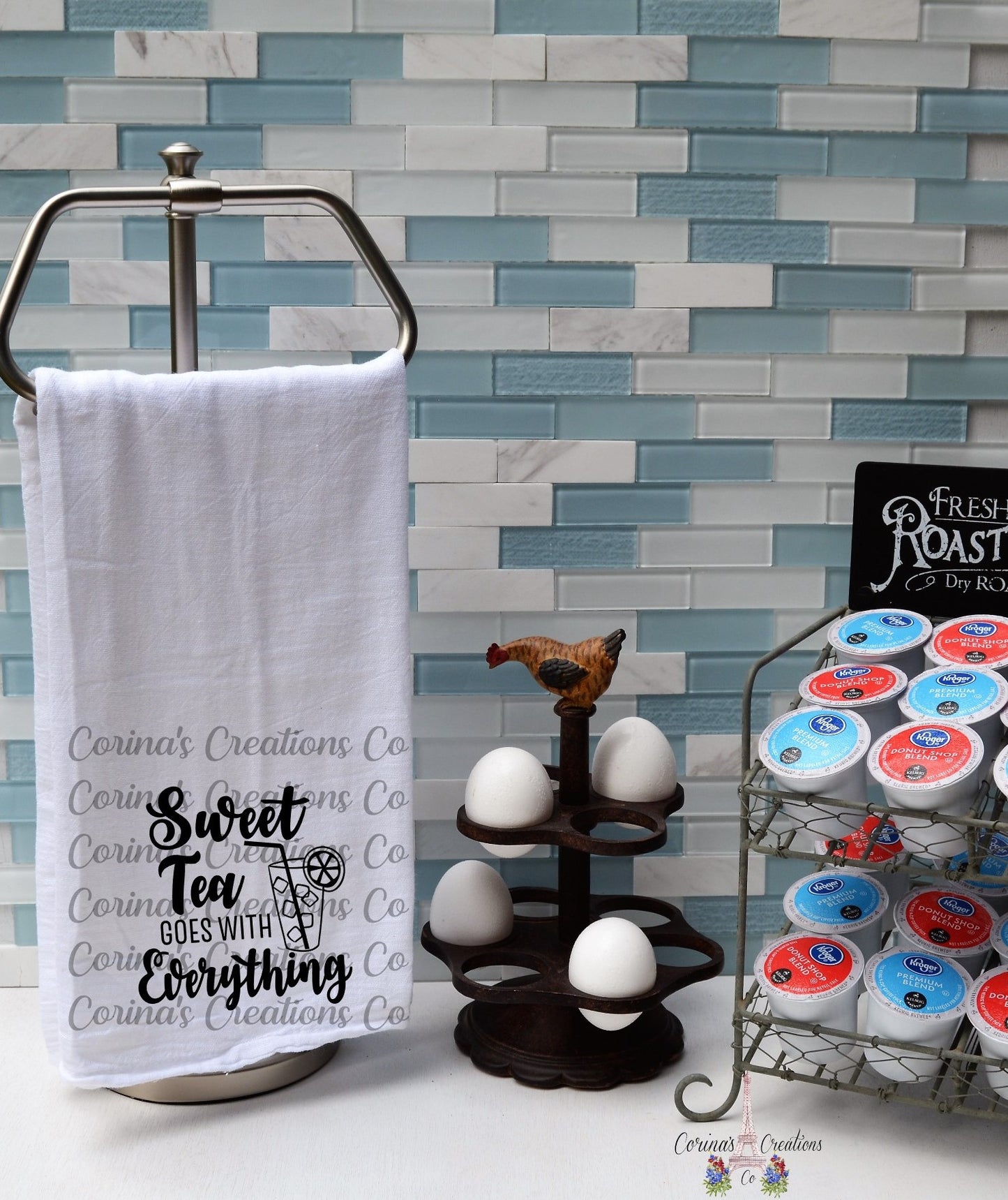 Sweet Tea Goes With Everything Flour Sack/Tea Towel