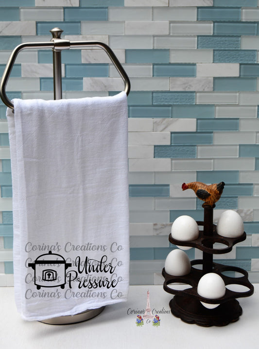 Under Pressure Flour Sack/Tea Towel