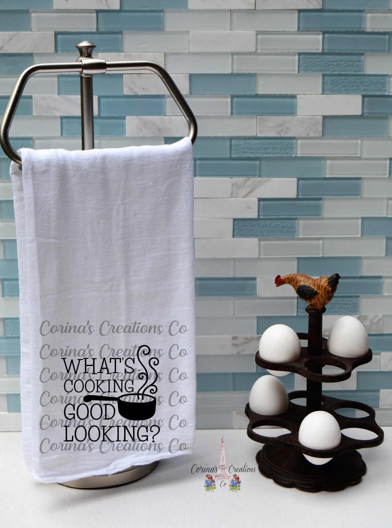 What's Cooking Good Looking? Flour Sack/Tea Towel