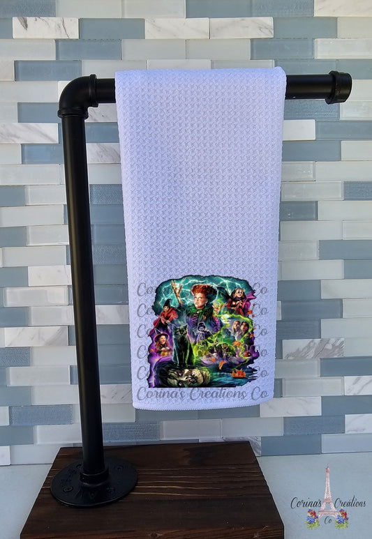 Hocus Pocus Waffle Weave Towel